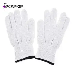 1Pair Magic Pulse Conductive Massage Gloves For Tens Health Care Machines Electric Acupuncture Physiotherapy Massager