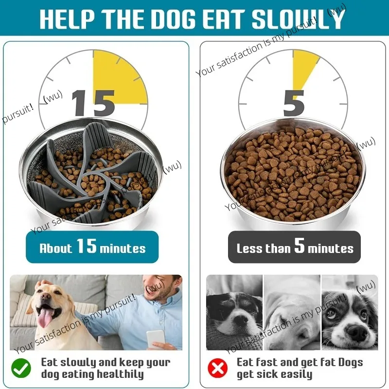 Convenient and easy to wash, extend dog feeding time, pet supplies