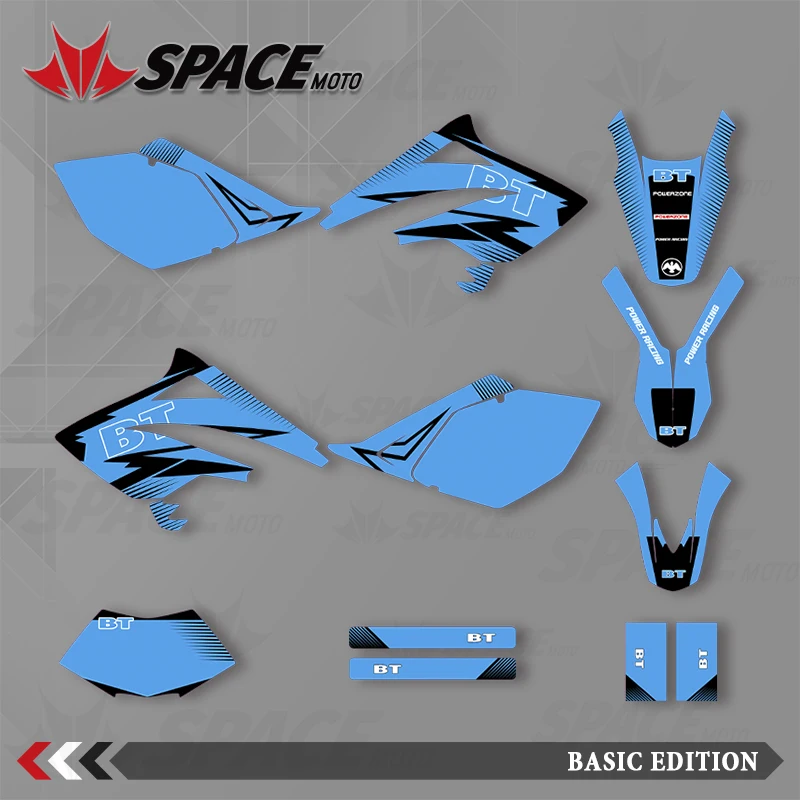 الفضاء موتو الرسومات خلفية الشارات ملصقات دراجة نارية ل بيتا 06-10BETA RR50
