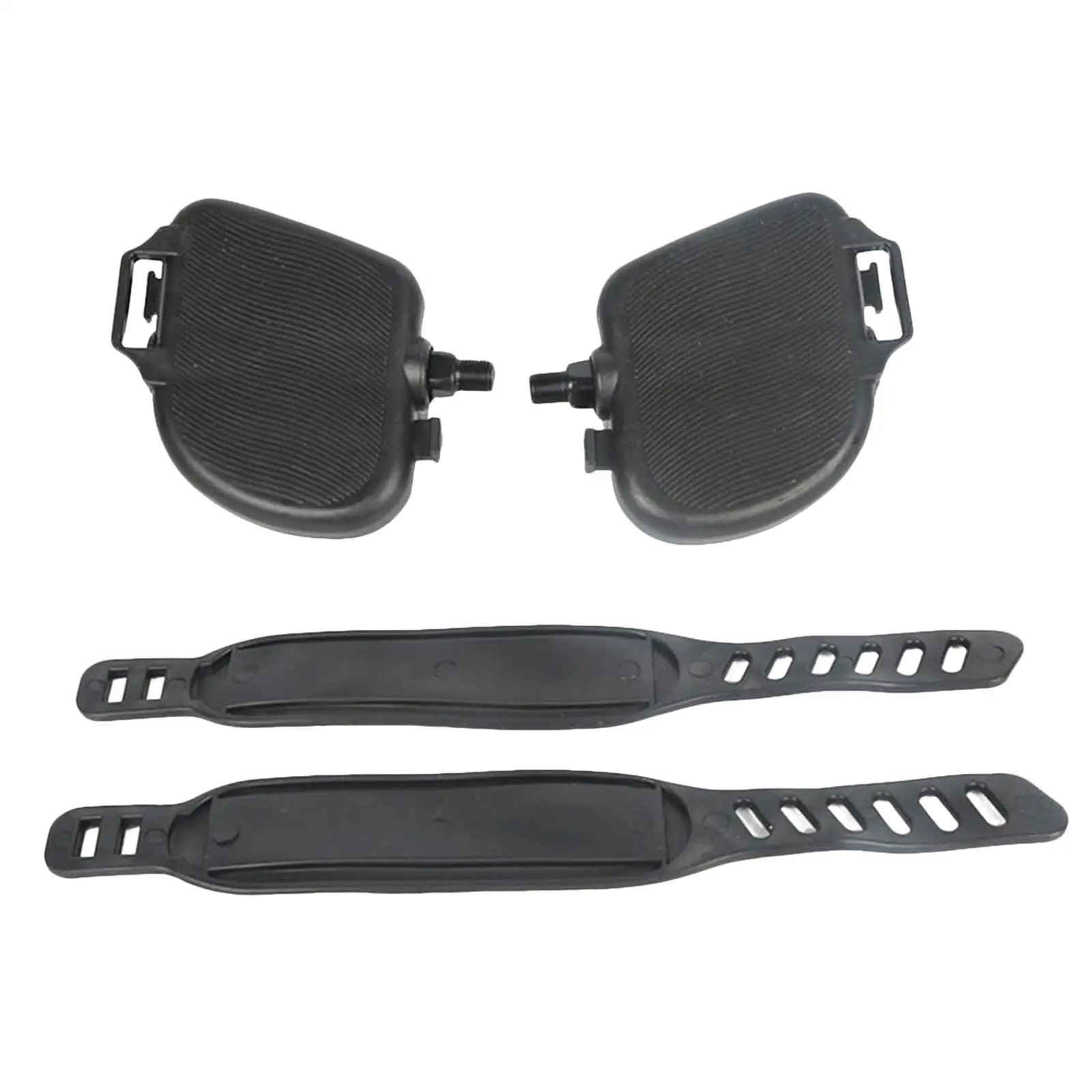 Exercise Bike Pedal Replacement Widened Straps Dynamic Bicycle Pedals for Indoor