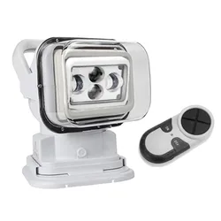 360 Degree Wireless Remote Control For Truck Off-road 4x4 Boat 12V 24V 7 Inch 60W Led Spot light Marine Search Light 1pcs