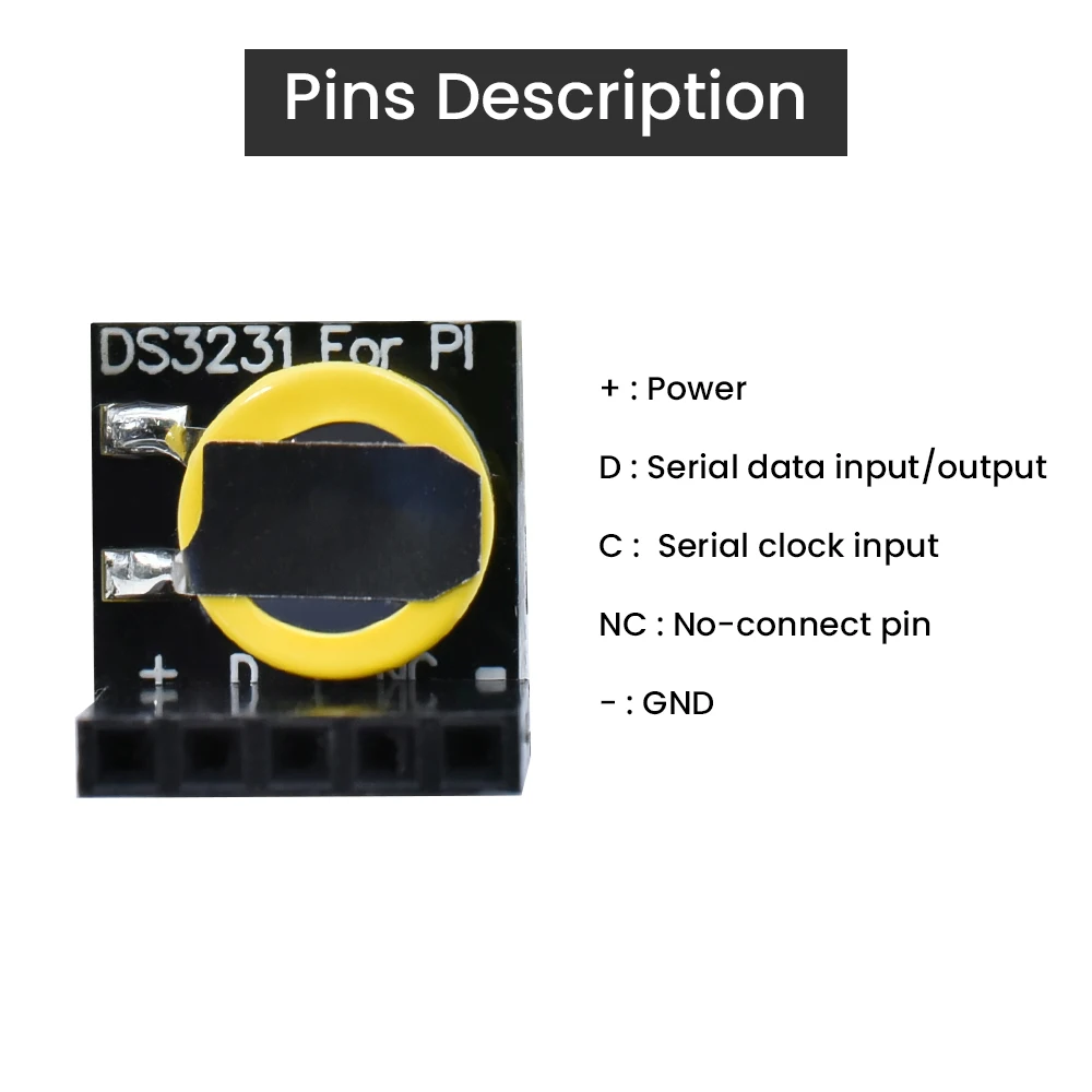 Heiße Verkäufe DS3231 Real Time Clock Module für Arduino 3,3 V/5V mit Batterie Für Raspberry Pi 4