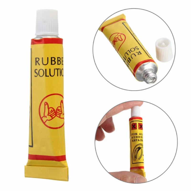 1/2/5Pcs Car Tyre Repairing Glue Motorcycle Bicycle Tire Inner Tube Patching Glue 6ml Rubber Cement Adhesive Tire Repair Glue