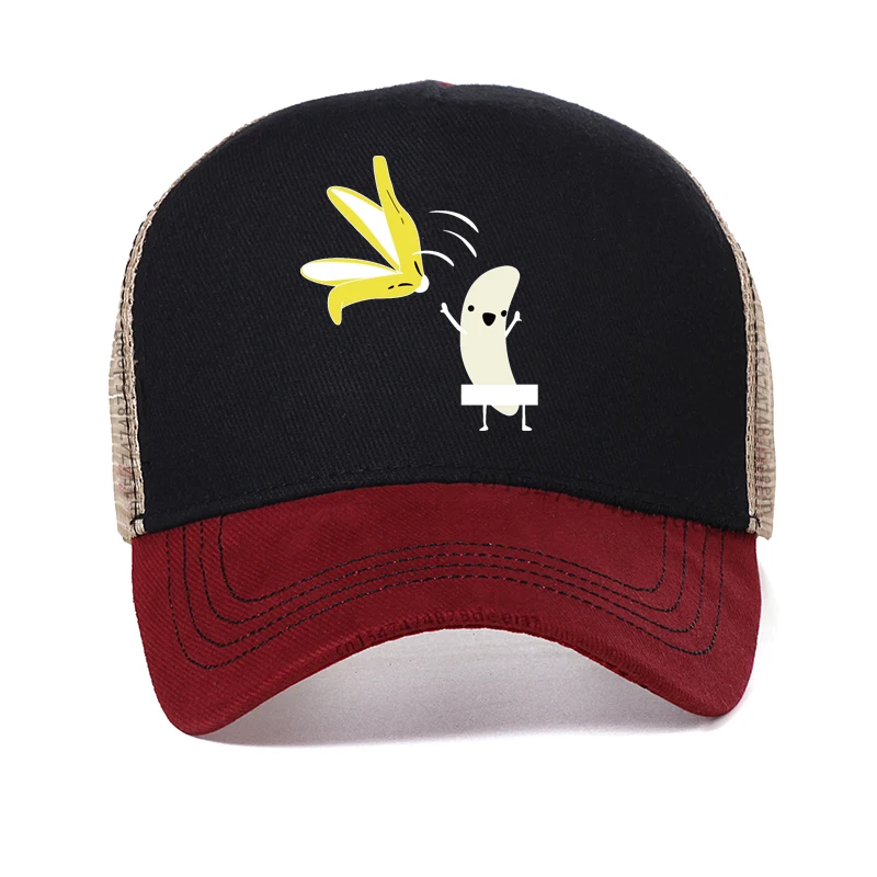 

Men's Banana Disrobe Funny Design Print Baseball Cap Summer Humor Joke Hipster men hat Casual Adjustable Snapback hats