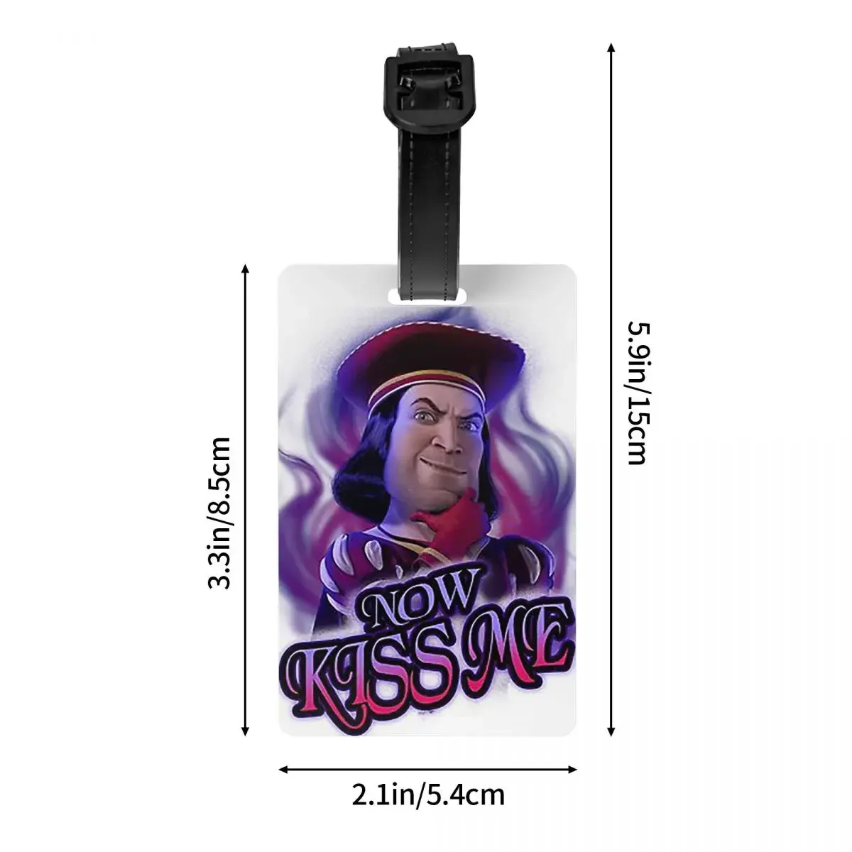 LoRd FaRQuaAd Luggage Tags Suitcase Accessories Travel Cute Baggage Boarding Tag Label Holder ID Name Address