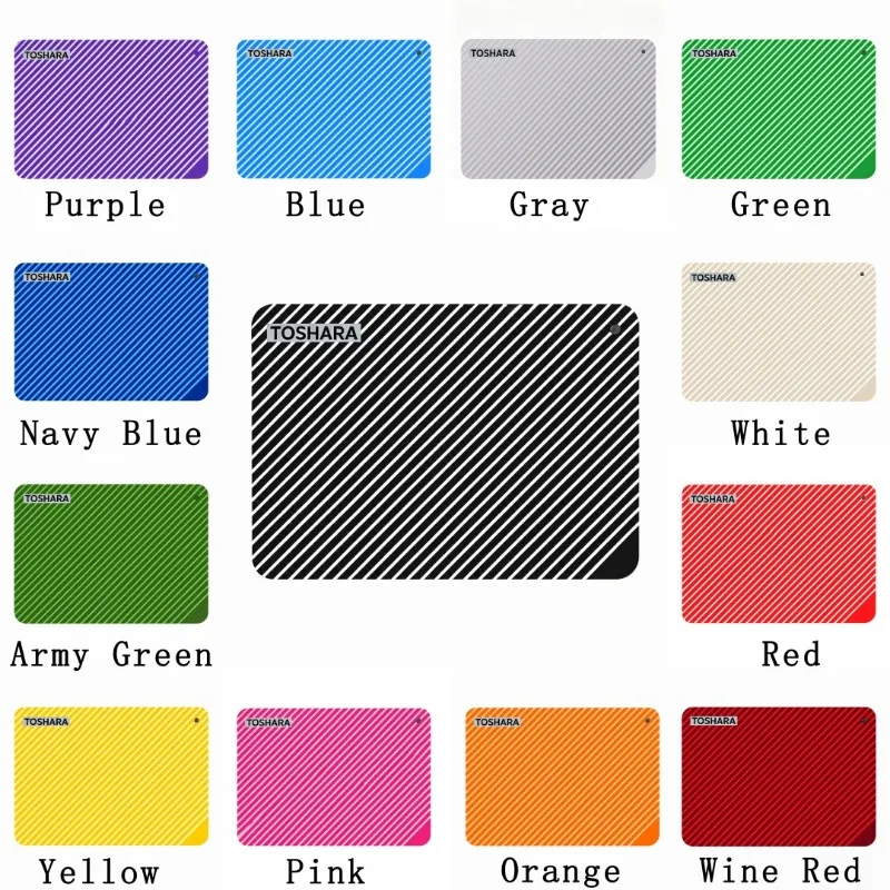 4TB Portable SSD High Speed Solid State Drive Striped Texture Shell Multi Color Options Mass Storage Disk for Laptop PC