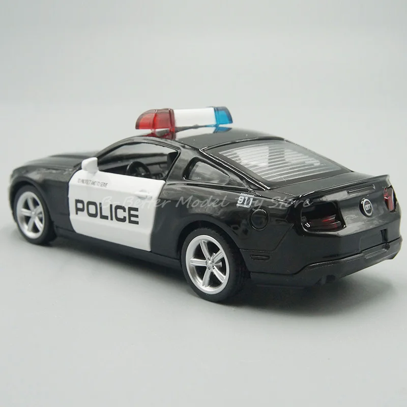 1:43 Diecast Metal Model Toy Mustang 2015 Police Patrol Wagon Pull Back Car