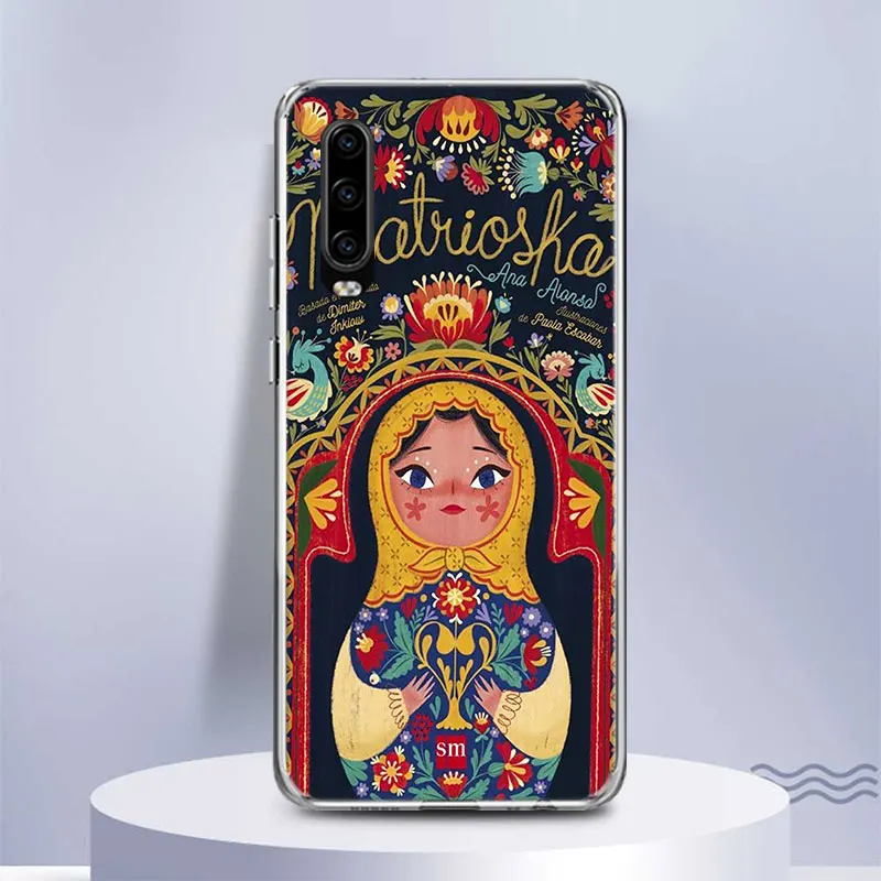 Russian Nesting Doll Cartoon Phone Case For Huawei P30 Lite P40 P20 Pro P10 P50 Mate 40 30 20 10 Art Customized Soft Cover Funda