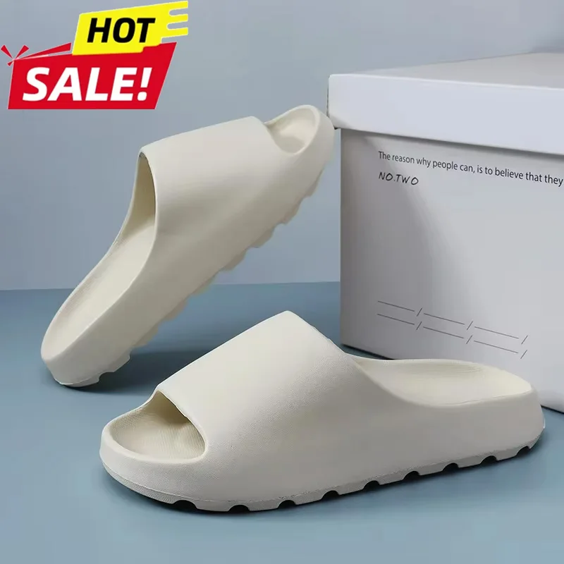 

New Coconut Slippers Feel like Stepping On Shit Thick-soled Sandals Summer New Non-slip Wearing Sandals Unisex