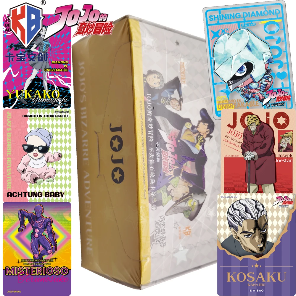 Official KABAO High Score Anime JoJo's Bizarre Adventure Collection Card Highly Beloved Cartoon Practical Exquisite Cards Gifts