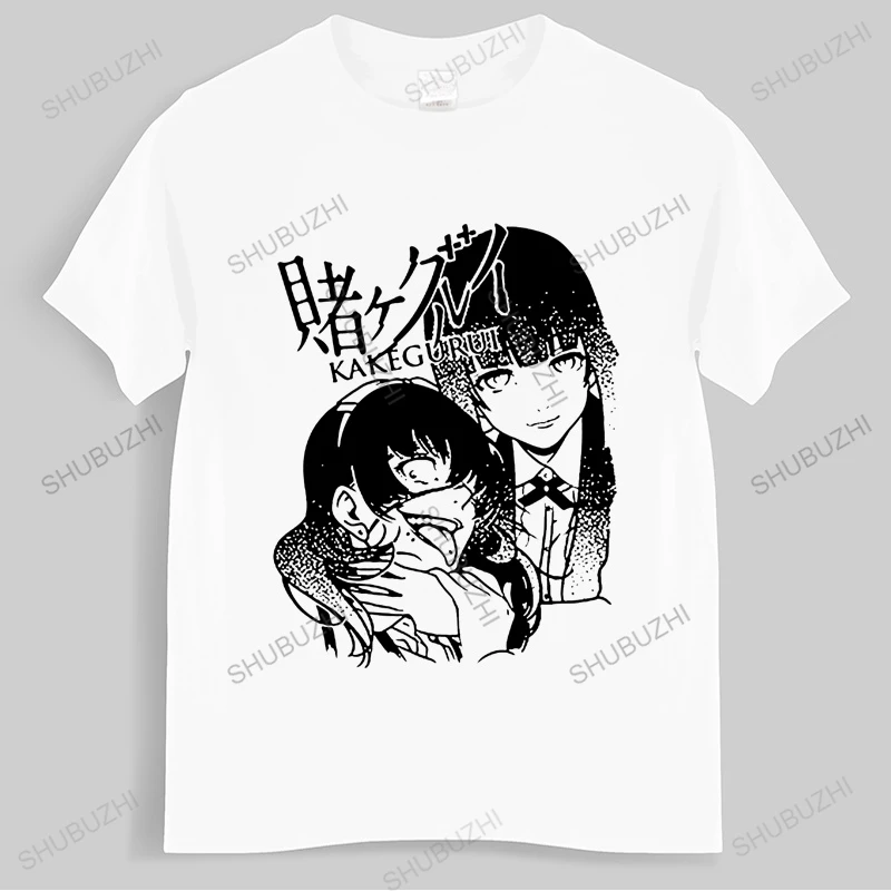 Kakegurui футболка Kawaii Женская Панк Повседневная японская аниме Yomoduki Runa мультяшный принт свободная Милая Футболка Harajuku с коротким рукавом
