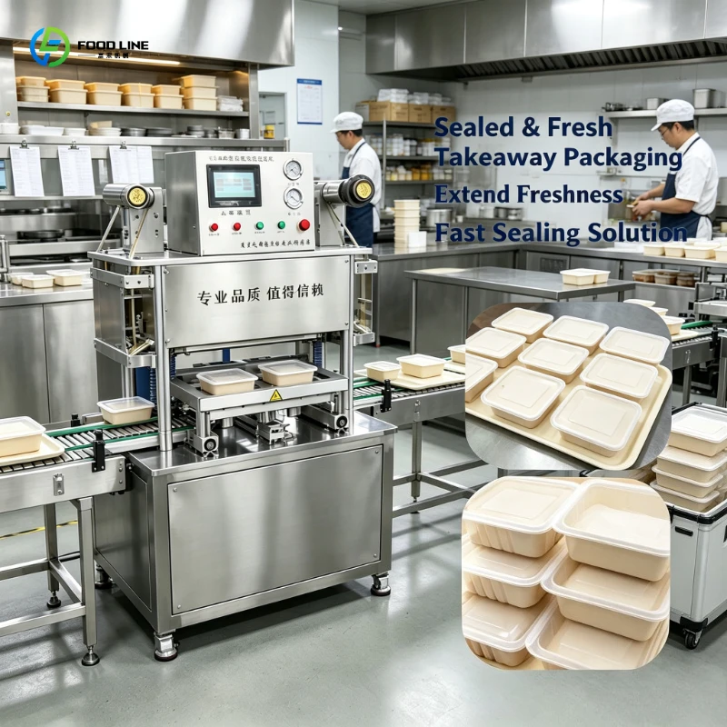 FL Automatic Modified Atmosphere Food Packer, Vacuum Sealing System for Deli Beef, Commercial Machine with Film Roll