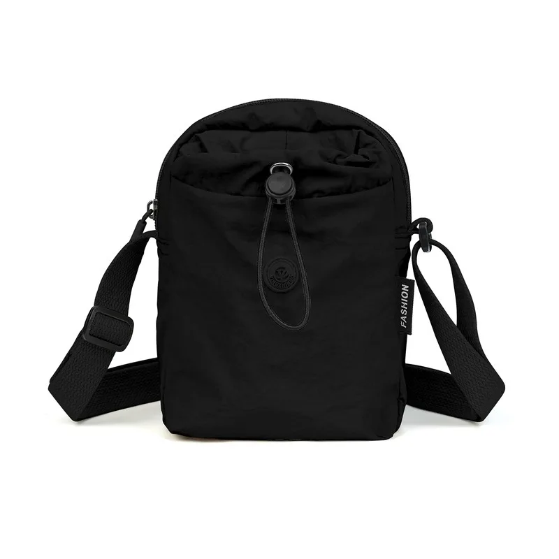 New leisure and travel water cup bag, women's nylon portable mobile phone shoulder bag, fashionable mini square bag