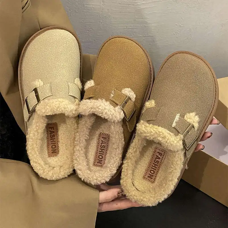 Cover Toe Winter Woman Slipper Platform Female Shoes Slides 2024 House Slippers Platform Shoes Woman 2024 Cover Toe Winter Footw