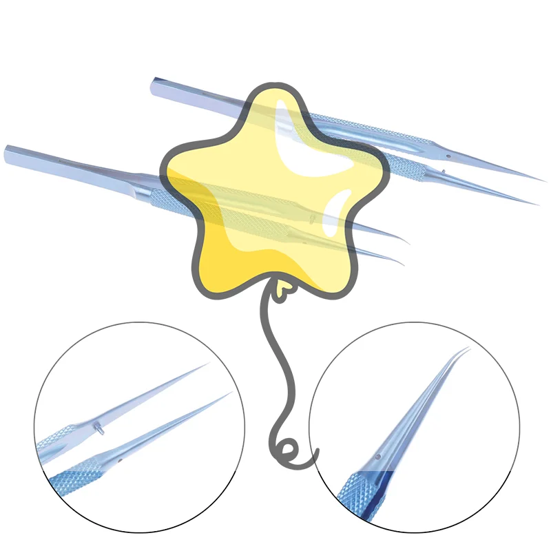 Titanium Alloy Tweezers Professional Maintenance Tool 0.15mm Edge Precision Fingerprint Tweezers Apple Main Board Copper Wire