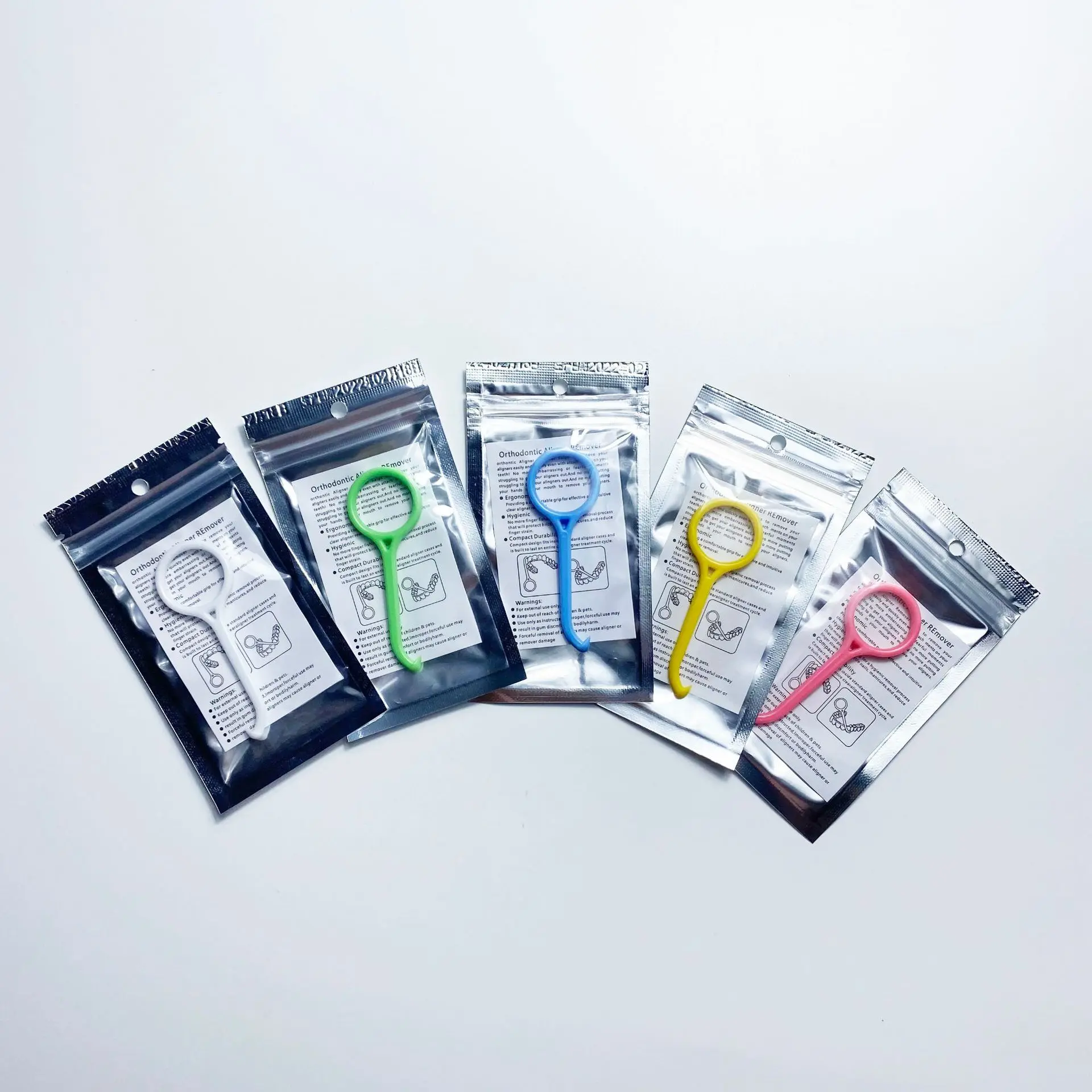 100 Pcs Dental Orthodontic Invisible Braces Remover Plastic Hook Disposable Orthodontic Aligner Remove Hook