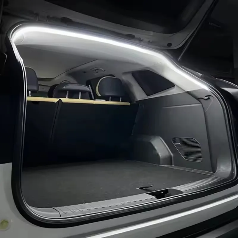LED Car Trunk Light Strip Automatic On/Off Sensor Ambient Light Bar Waterproof Concealed Installation for Auto Decor Accessories