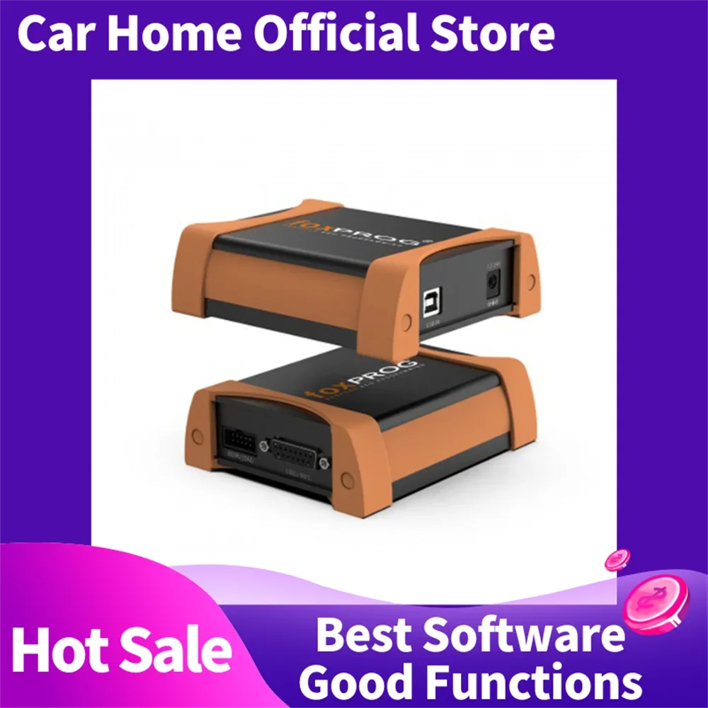 2024 FoxPROG ECU TCU Clone Chip Tuning Tool Original FOXprog Free Activate Support Multi-Types Vehicles VR Reading Auto Checksum