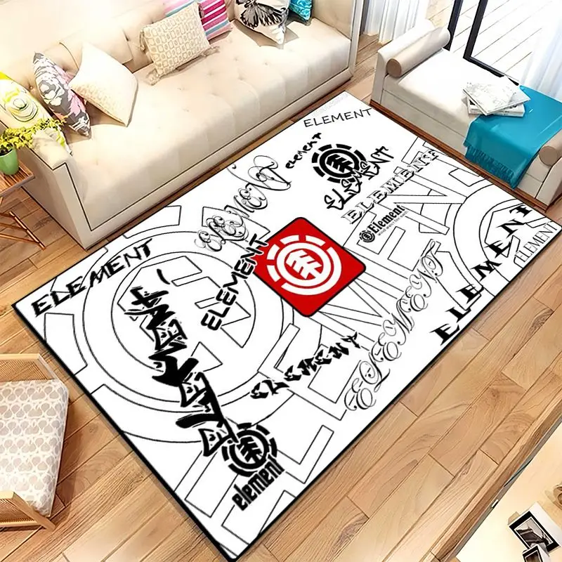 Boardsport Logo E-Element Skateboards Soft Non-Slip Large Area Rug for Living Room,Bedroom Carpet Mat for Sofa,Home Decor Gift