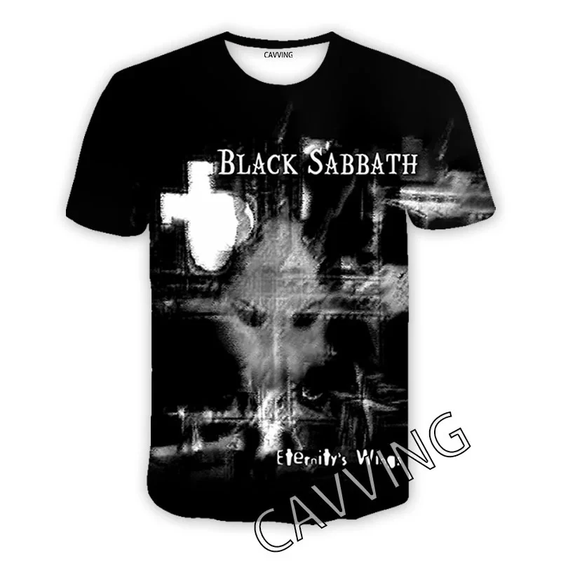 Casual O Neck Short Sleeve 3D Print BLACK SABBATHE Rock Pattern T-shirt for Men and Women Clothing Top Hip Hop Summer T Shirt