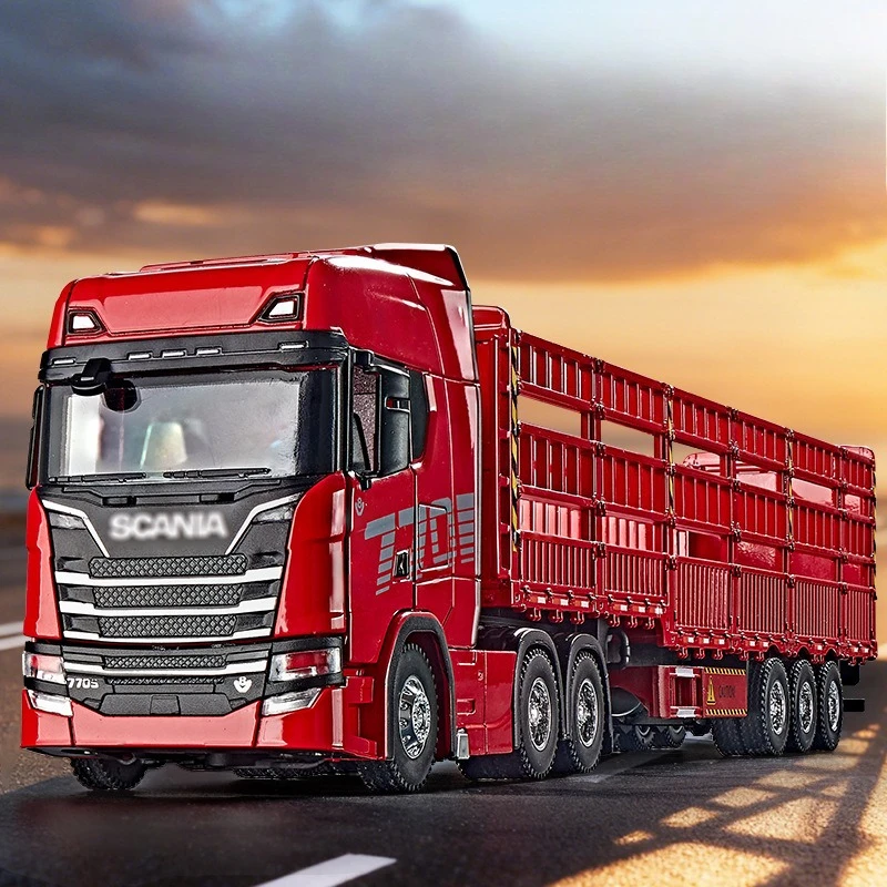 

Hengteng 1:50 Транспортер для перевозки высоких грузов, инженерная машина из сплава, имитирующая реальные крупногабаритные игрушки для песочниц