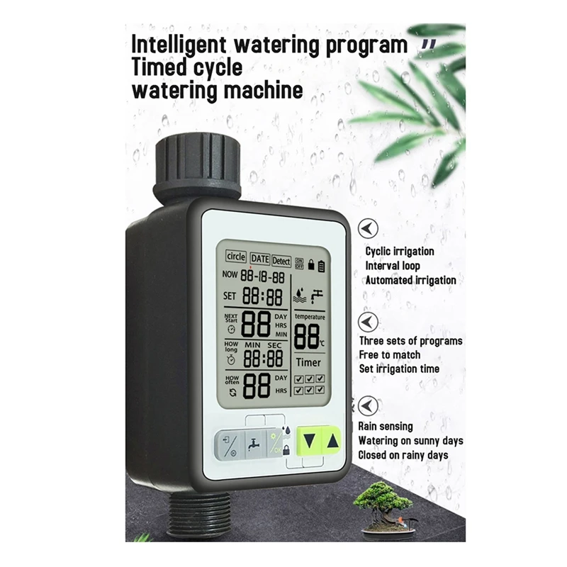 Waterer automático jardinagem rega temporizador jardim varanda waterer portátil novo controlador de sistema de irrigação inteligente