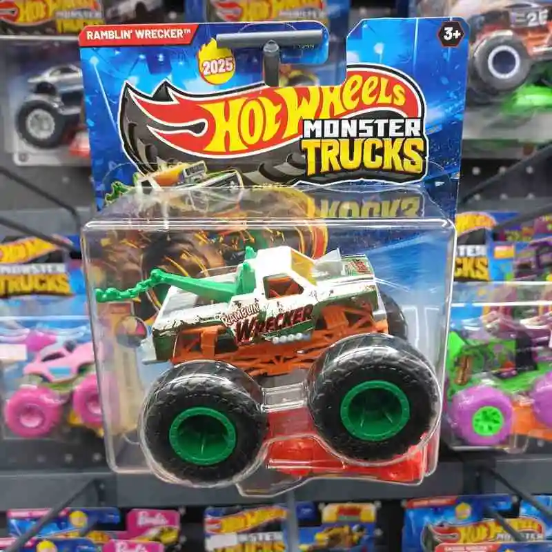 Oryginalne Hot Wheels FYJ44 1/64 Monster Trucks Series 2025 Mix A B Series Kolekcjonerskie zabawki samochodowe Diecast Pojazd Prezenty urodzinowe dla dzieci