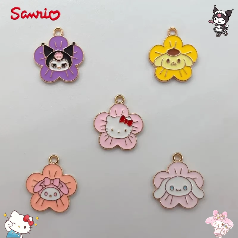 

Подвеска Sanrio из сплава в виде капли и масла, аниме серьги-подвески, подвески «сделай сам», серьги, брелок, подвеска, аксессуары, материал ручной работы