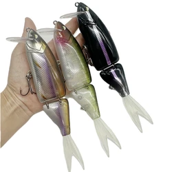 2 Section Fishing Floating Trout Minnow Lure wake bait jointed Pencil lures Jerkbait Swimbait Predator Wobbler Minnow Pike