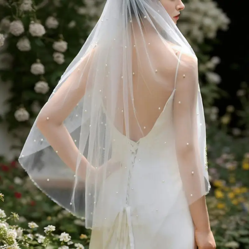 الحجاب الزفاف الحجاب الزفاف القصير الزفاف الحجاب الساخن العروس زي لينة ورقيقة الوجه الحجاب الملحقات HLTS02