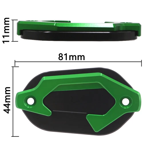 Imagen 2 del producto Tapa de tanque de líquido de frenos de motocicleta, cubierta de bomba de freno para KAWASAKI Z400 NINJA400, accesorios Z 400 NINJA 400, protector de bomba de freno