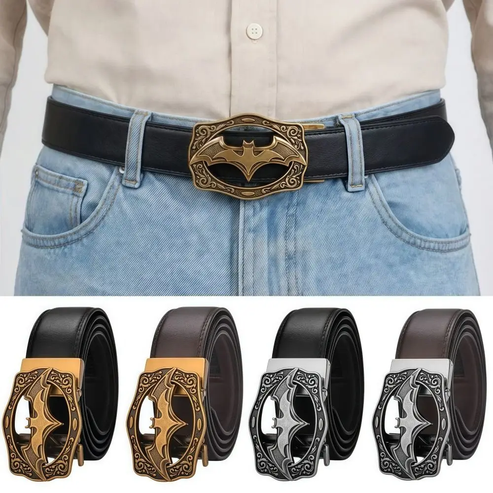 

Винтажный ремень с автоматической пряжкой, 110 см, роскошный дизайн, мужской деловой ремень, серебристый, золотой, модный, высококачественный пояс, мужские подарки
