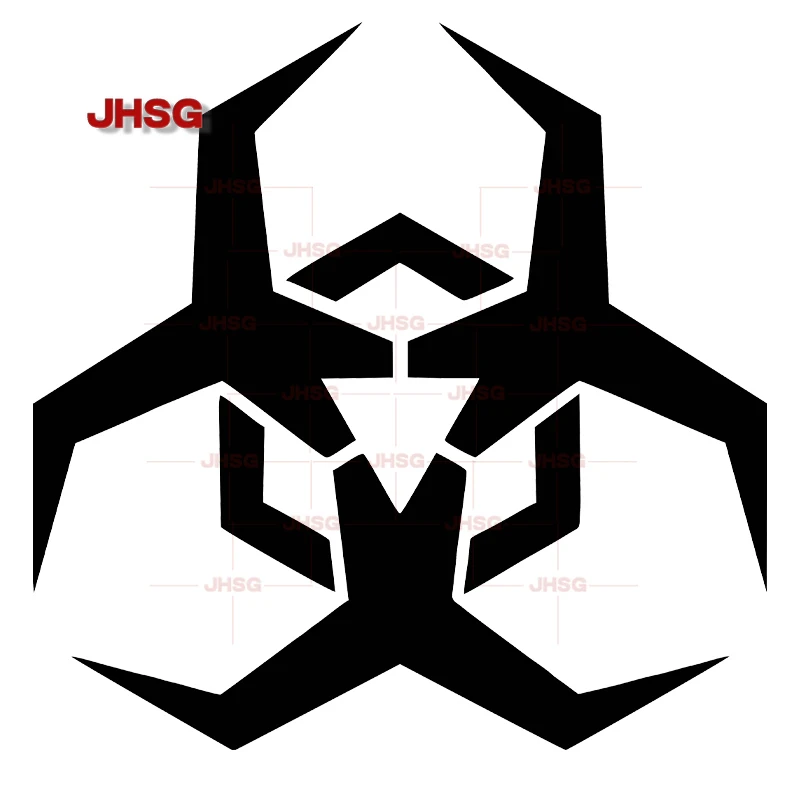 

Malware Biohazard Logo Vinyl Sticker Decal JDM - Vehicle Exterior Decorative Accessories