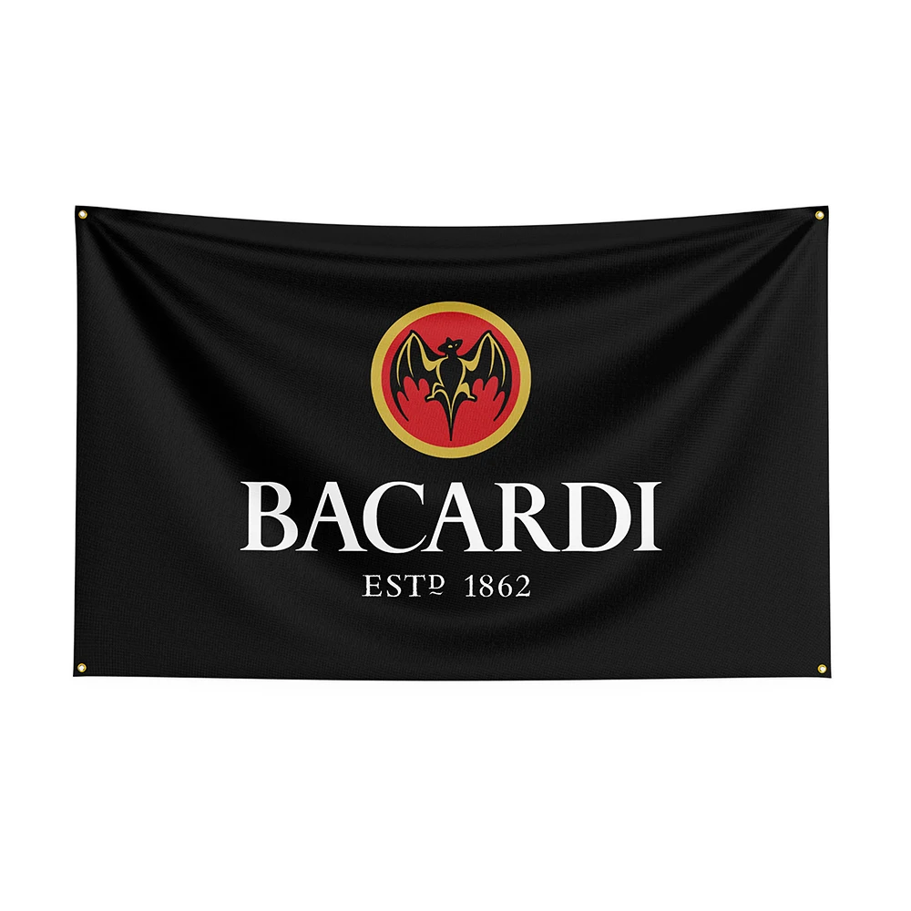 3x5Ft Bacardis Flag Polyester Printed Beer Banner For Decor