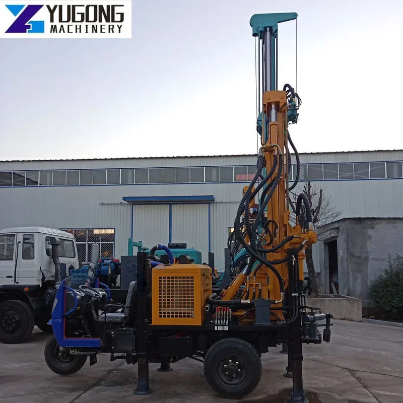 150m 200m 300m 500m Depth Crawler Rock Borehole Homemade Water Well Drilling Rig Machine Rock Water Well Drilling Rig Machines