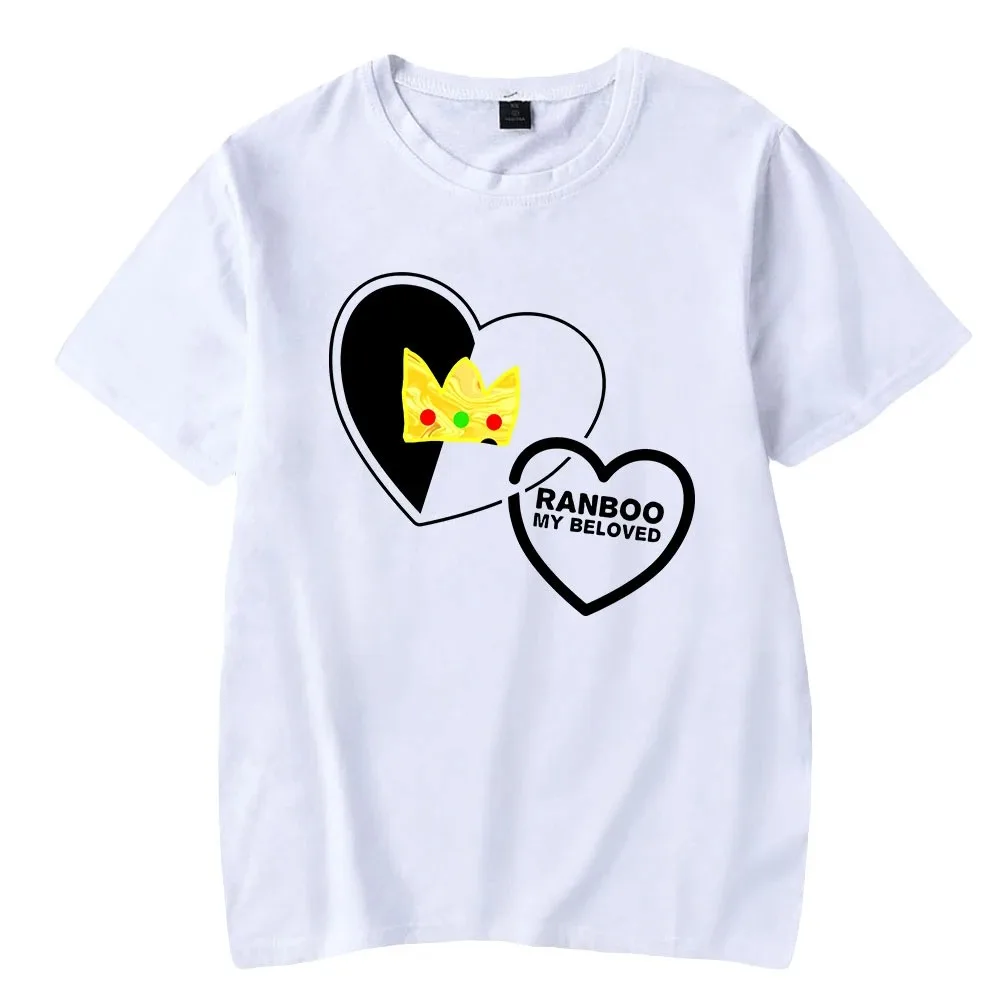 

Nova chegada ranboo merch t-shirts de impressão t streetwear harajuku t-shirtsboys/meninas roupas casuais dos desenhos animados