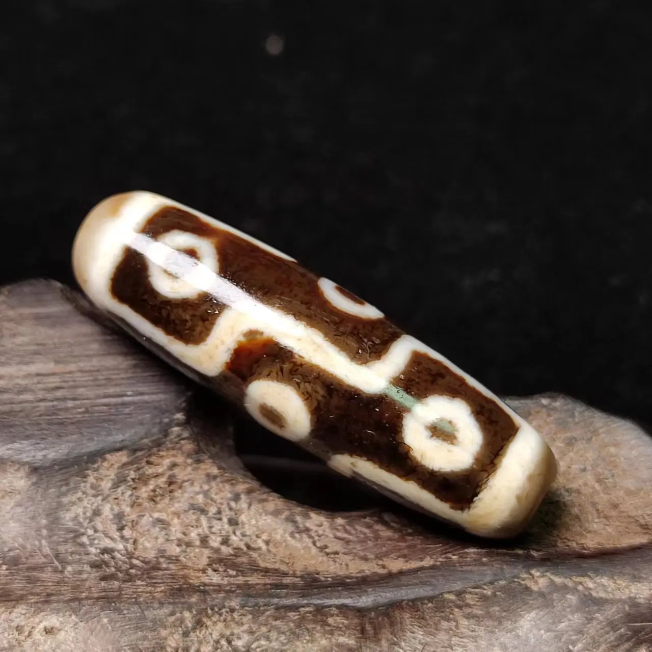 Tibet White/Cooked Brown 9 Eyes Totem Weathered Old Agate DZI Beads For Men&Women Amulet Jewelry Bracelet Necklace Making