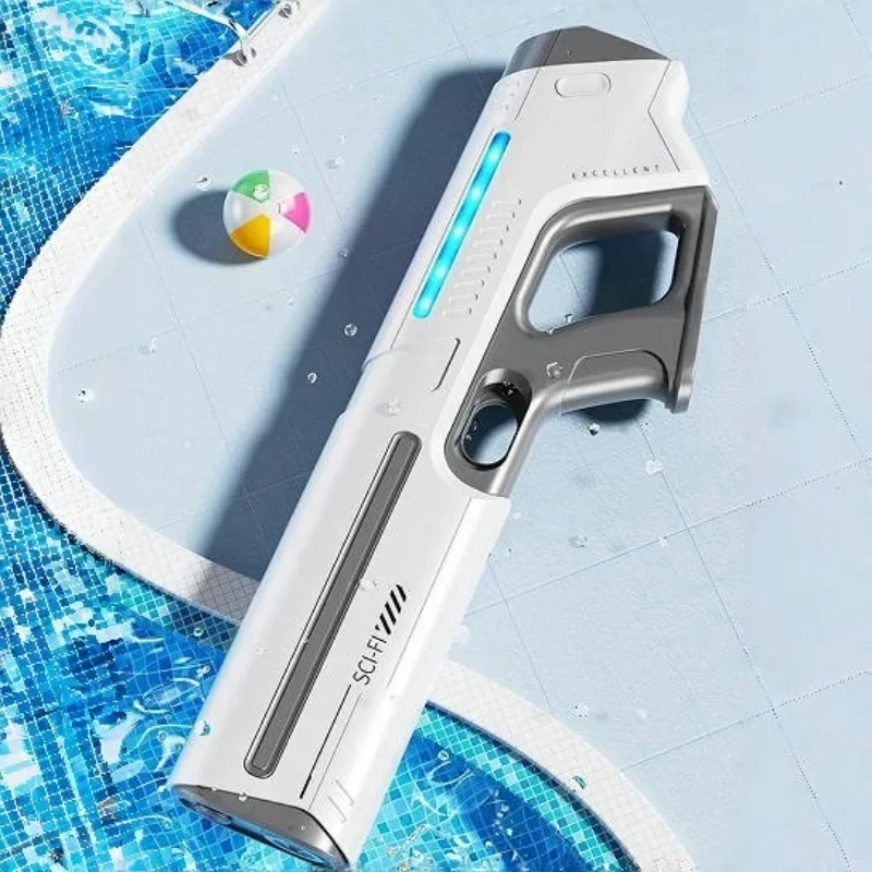 Kinderen Volautomatisch Waterpistool Opslagpistool Grote capaciteit Elektrisch Waterabsorberend Speelgoedpistool Zomer Outdoor Waterspeelgoed Cadeau
