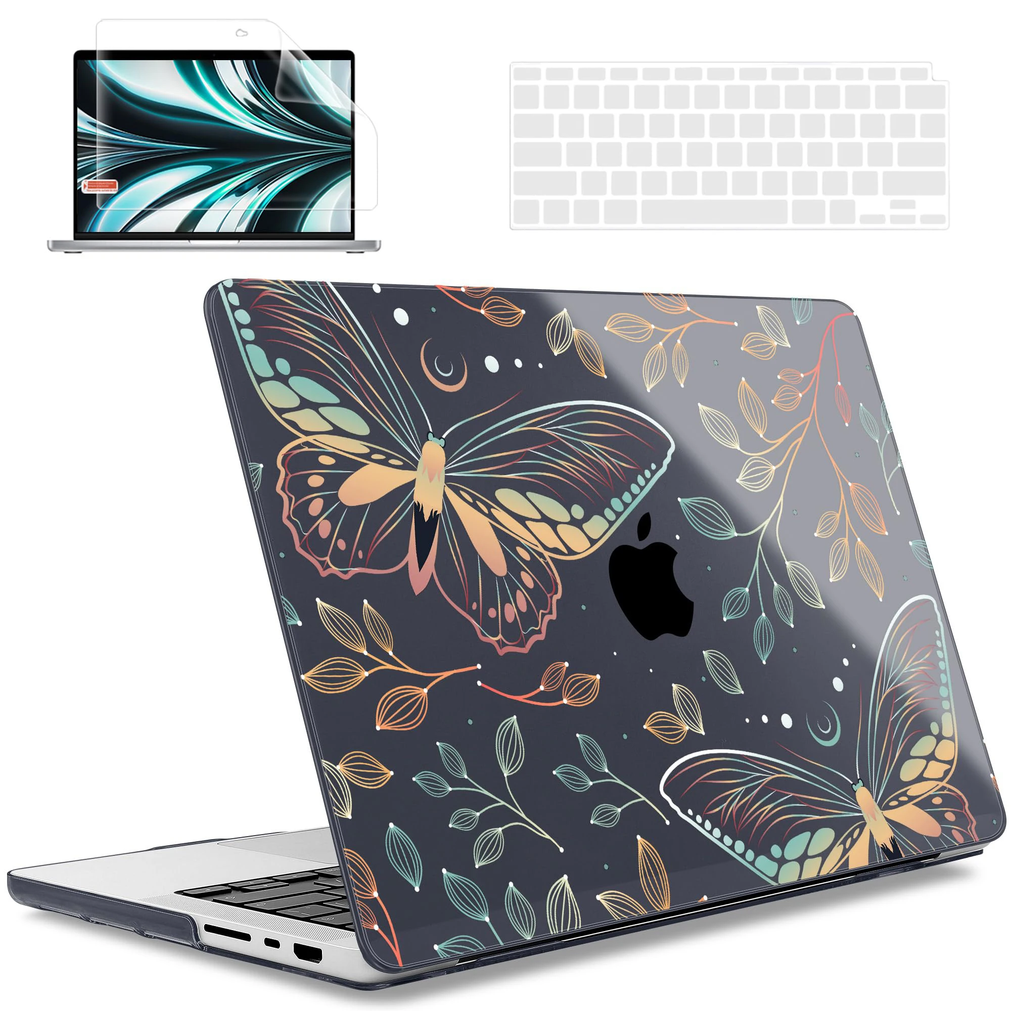 Case for MacBook Pro 14 16 13 Inch M3/M2/M1 Pro/Max Chip Case A2991 A2780 A2485 A2442 A2779 A2992 (2023 2022 2021) for MacBook