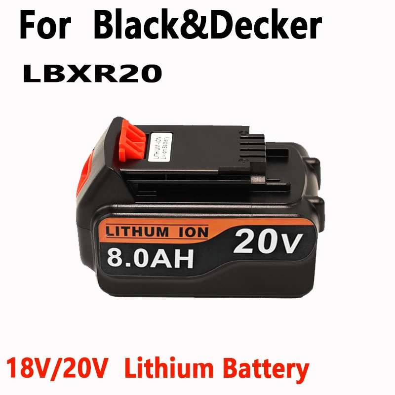 

Big promotion 18V 3.0Ah LBXR20 BL2018 Replacement for Black & Decker 20V Battery Max Lithium LB20 LBX20 LST220 LB2X4020 Cordles