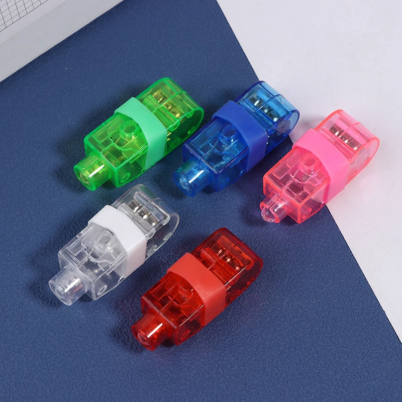 10 قطعة أضواء LED مضيئة اللون توهج في الظلام إصبع مشاعل لعب للأطفال عيد ميلاد الهذيان لوازم الحفلات