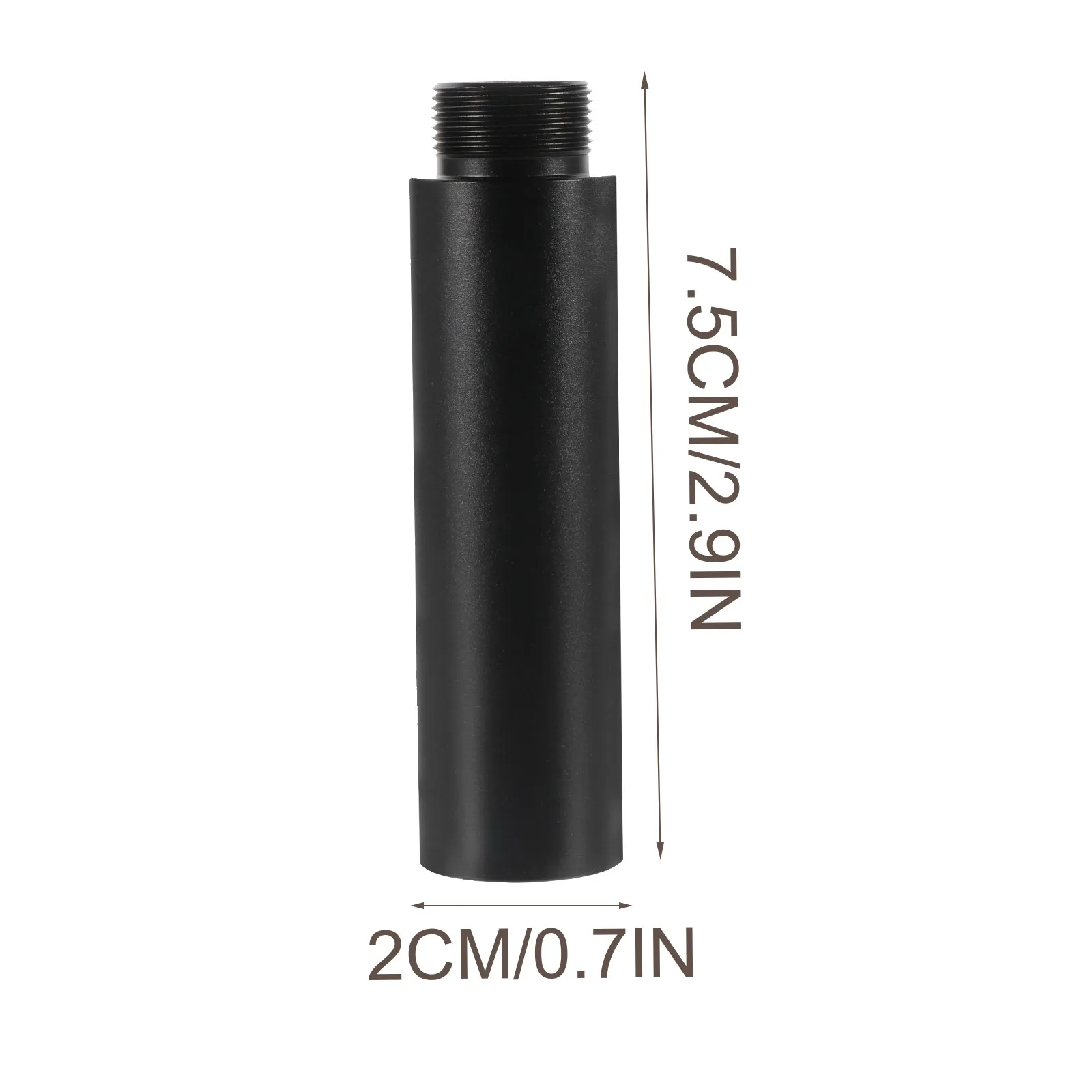 Microphone Stand Extension Tube Aluminum Alloy High Quality Mic Stand Extension Rod for Suspension Arm Microphone Bracket