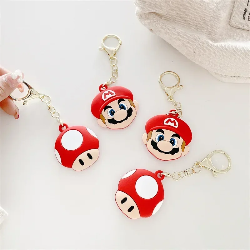 

Game Super Mario Bros case for Airtags Case Keychain Silicone Protective for Airtag Tracker Locator Device Anti-lost Case Cover
