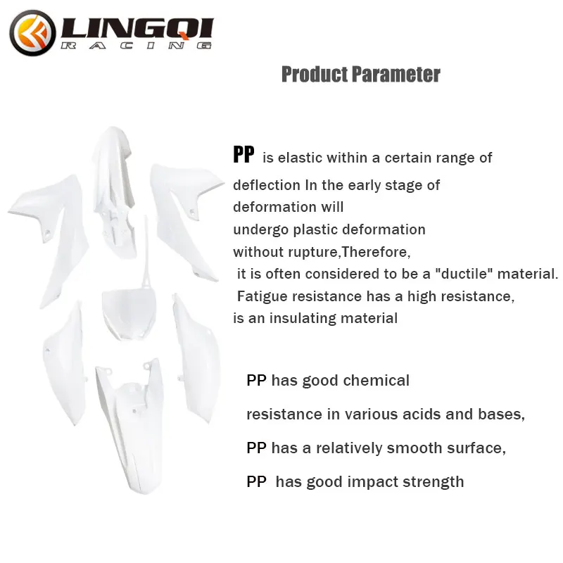 LYNNCHI Motorcycle YZ 65 Fairing Kit Full Body Cover Plastic Fender For YH65 YZ65 Pit Dirt Bike Off Road Accessories