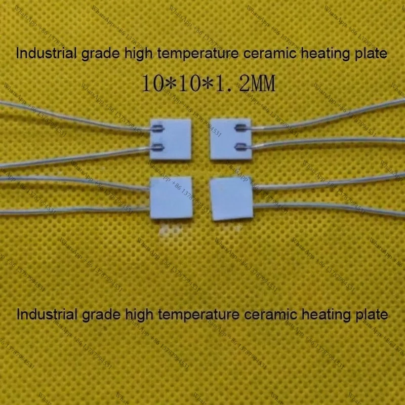Heating Plate of Micro High Temperature Ceramic Heating Plate MCH Heating 10*10*1.2MM3.7V5V12V24V36V48V