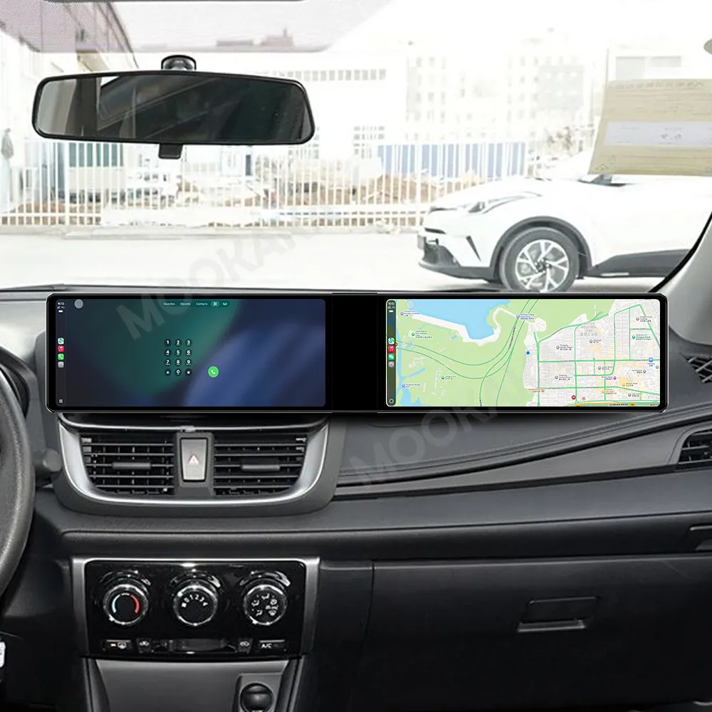 

Android Co-pilot Dual Screen For Toyota Yaris L 2017-2021 Car Radio Stereo Multimedia Player Carplay GPS Navigation Headunit DSP