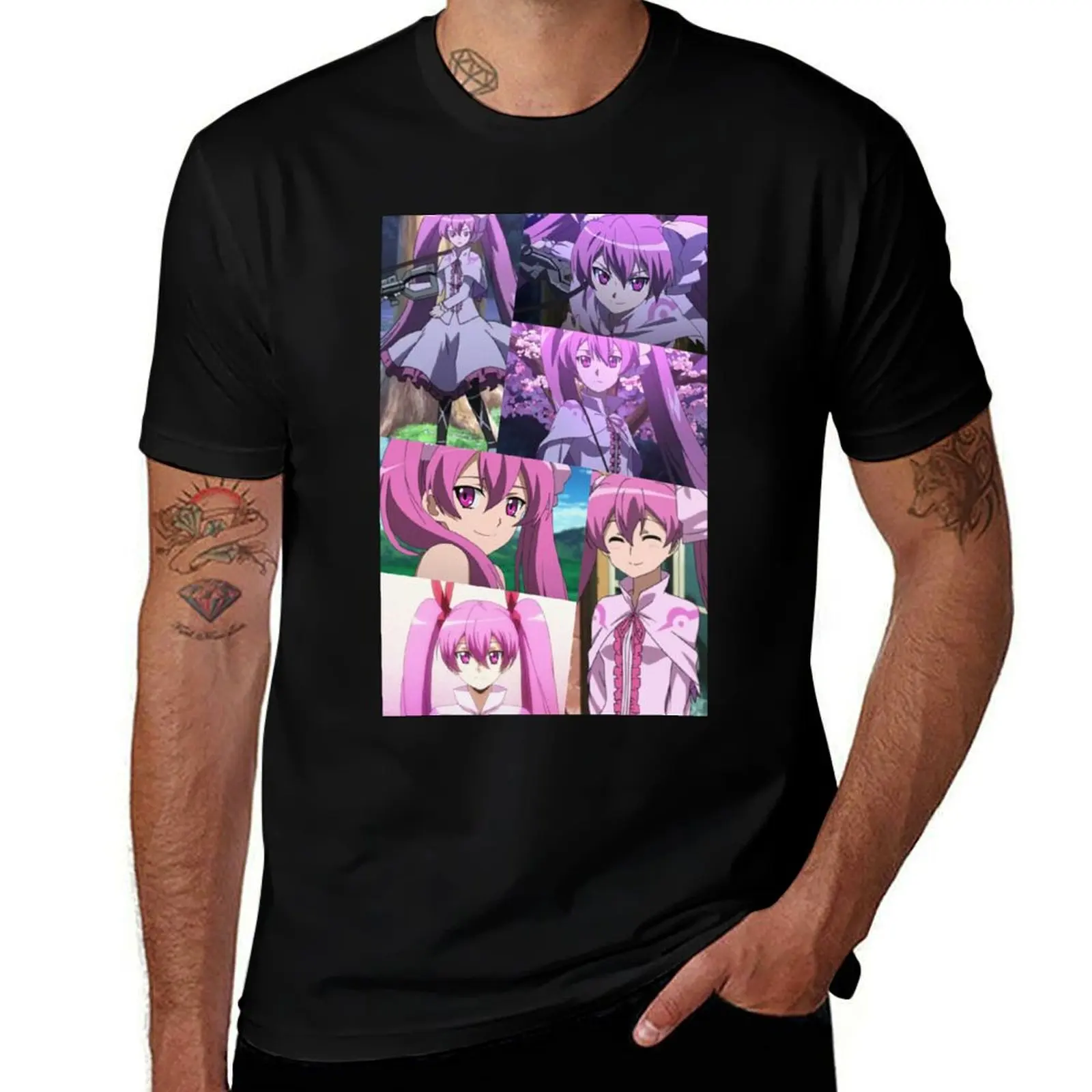 Anime Akame ga Kill Mine T-Shirt man t shirt designer T-Shirt