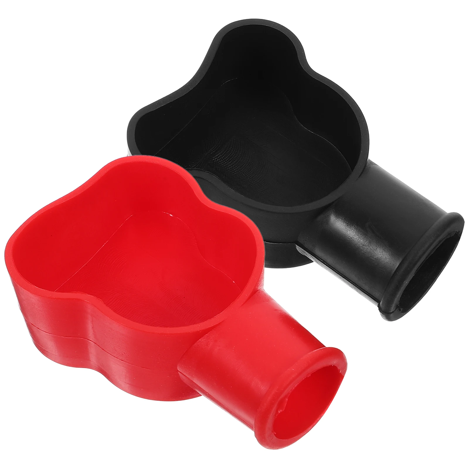 

2pcs Car Terminal Insulation Sleeve Rubber Cap For Auto Marine Positive Negative Protector Cover Terminal Covers