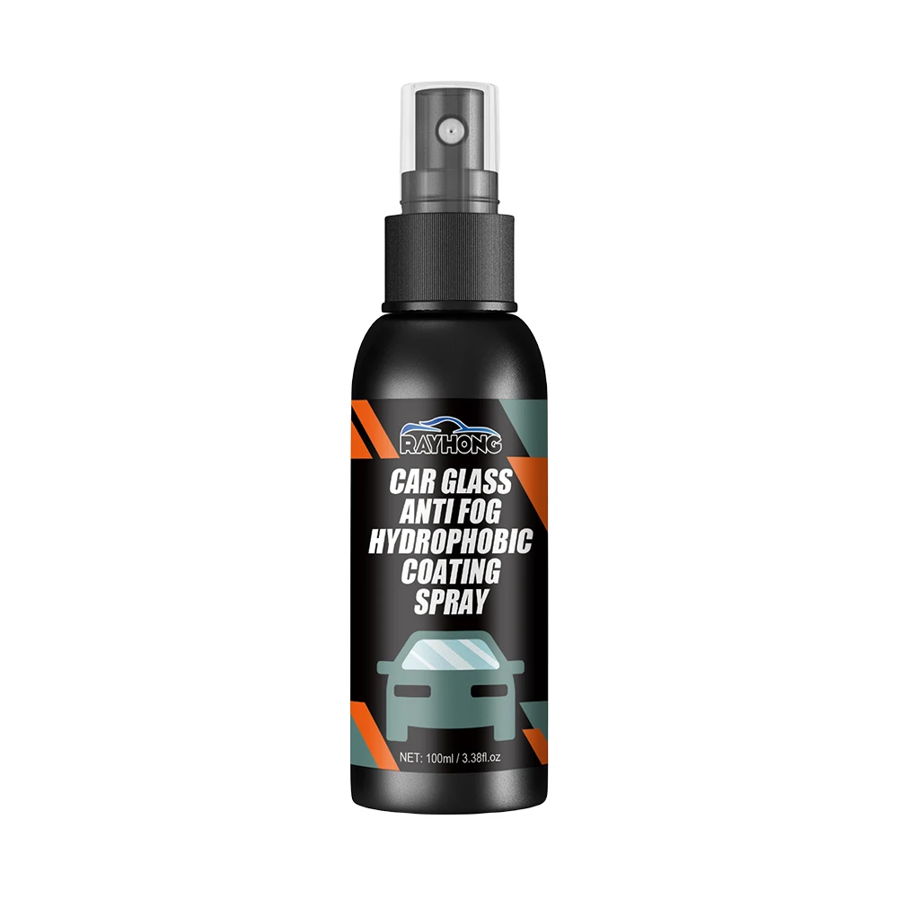 Anti Fog Coating Spray 100ML Car Glass Hydrophobic Anti-rain Liquid Hydrophobic Anti-fogging Agent for Car Wash Maintenance