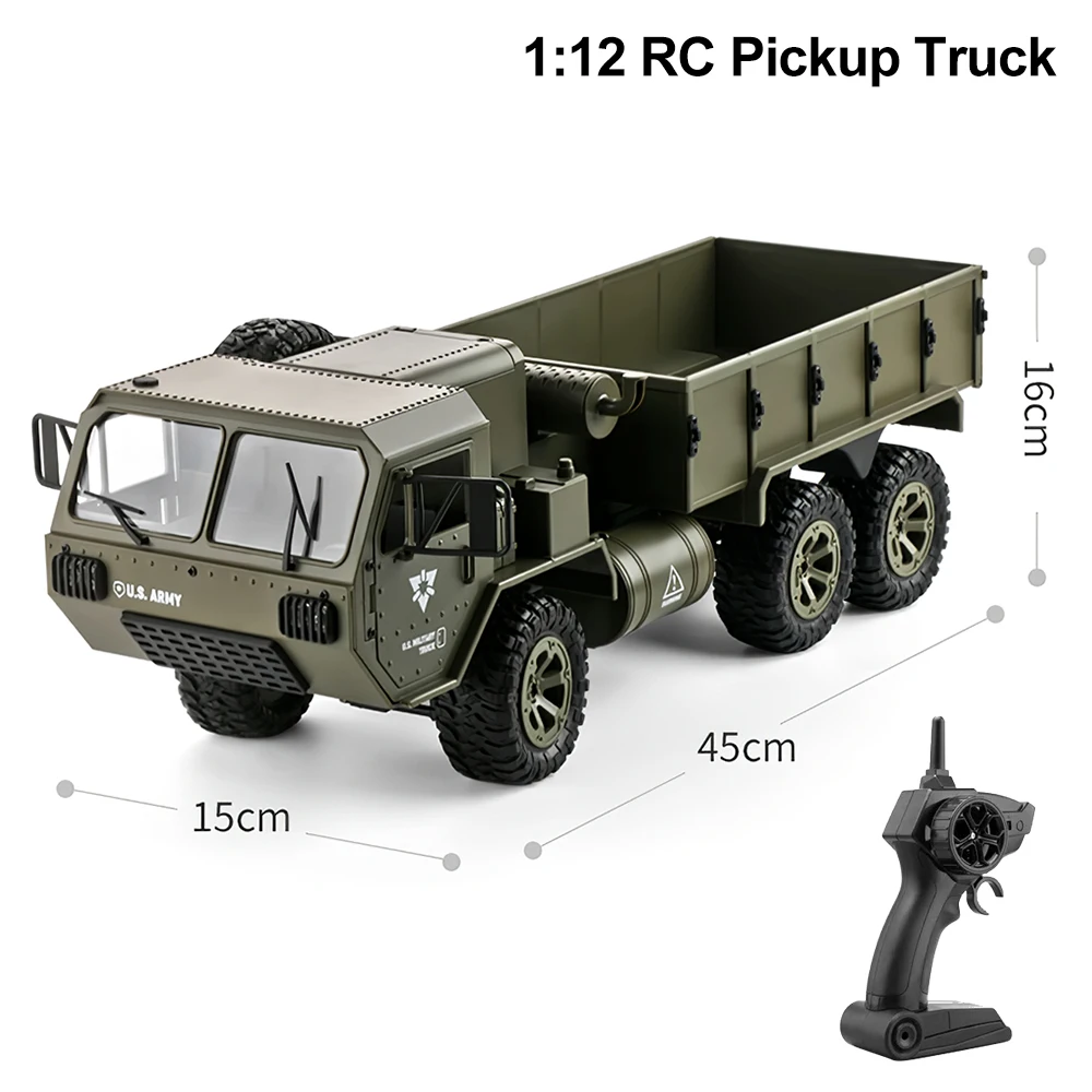 FAYEE FY004 RC Car 2.4G 6WD Pickup Truck 70M with HD Camera APP Control Climbing Vehicle